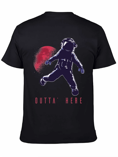 Outta Here Astronaut Graphic T-Shirt