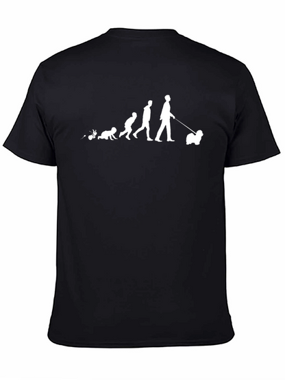 Evolution Dog Walker Graphic T-Shirt
