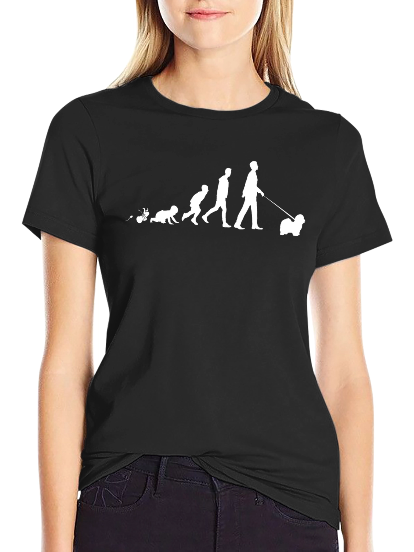 Evolution Dog Walker Graphic T-Shirt