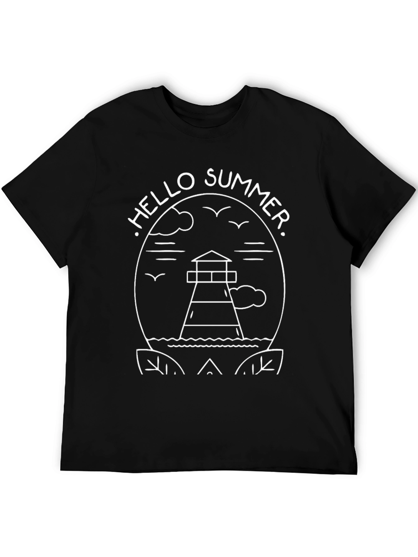 Hello Summer Graphic Tee - Lighthouse Design