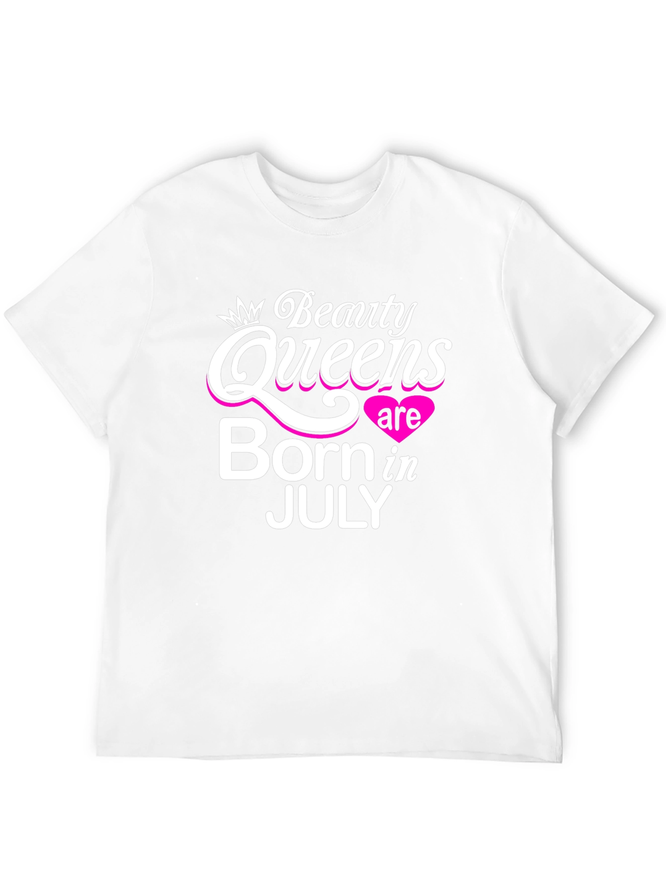 Beauty Queens Born in July Black T-Shirt