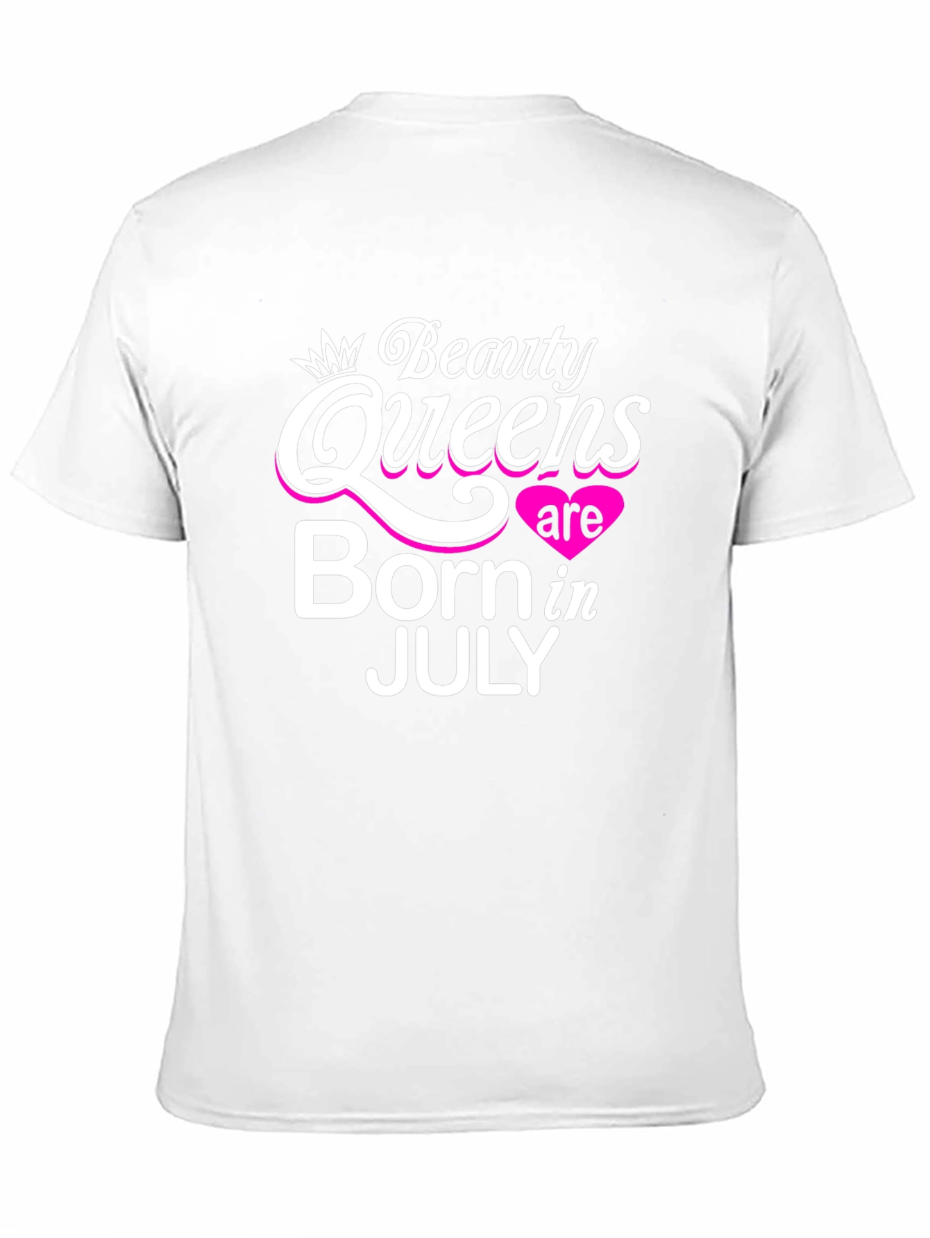 Beauty Queens Born in July Black T-Shirt