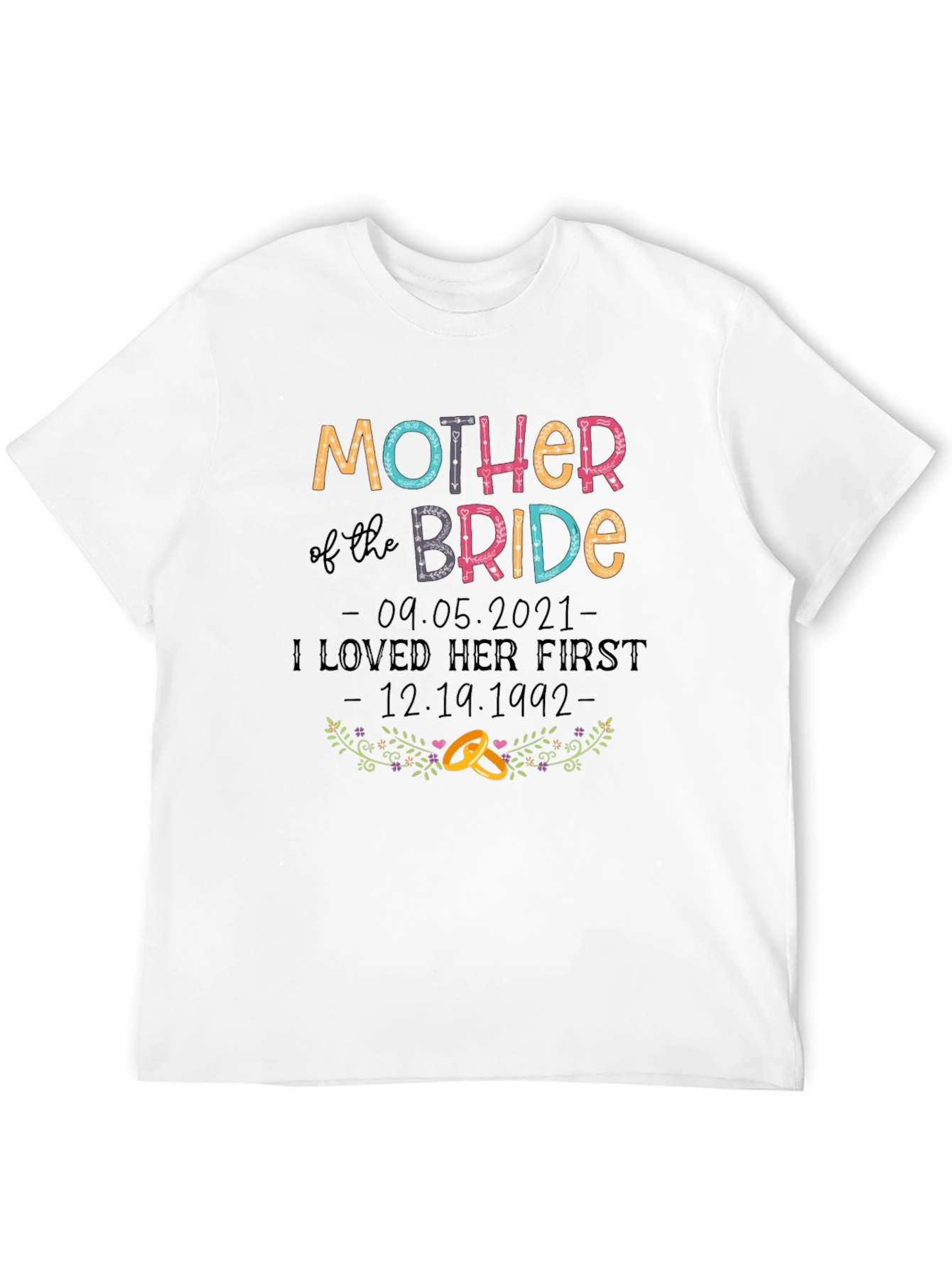Mother of the Bride T-Shirt - Wedding Gift