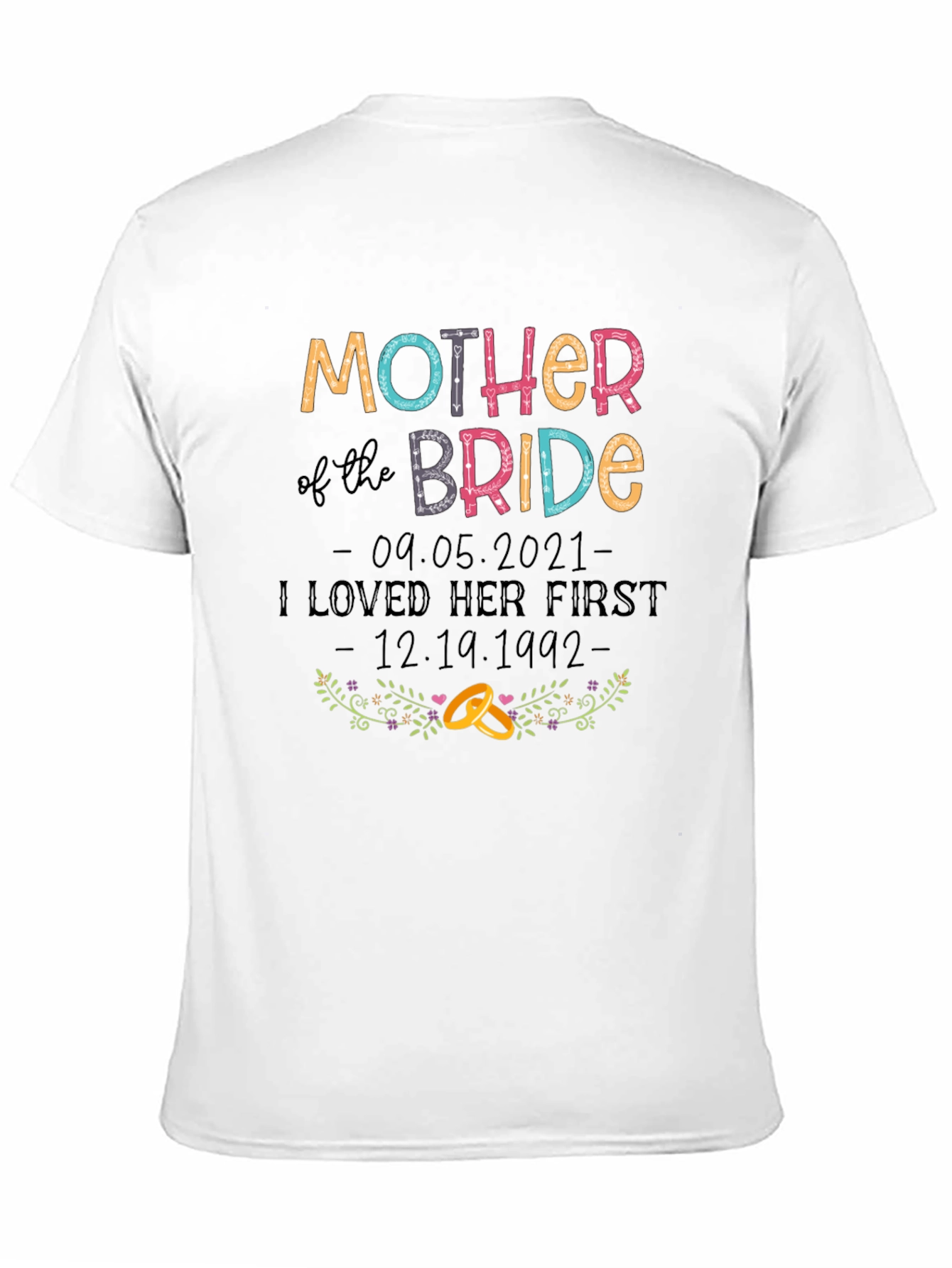 Mother of the Bride T-Shirt - Wedding Gift