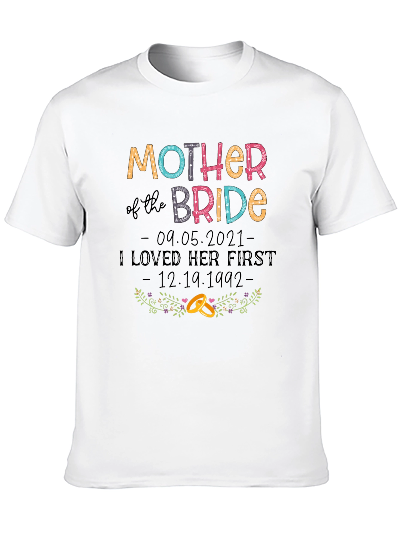 Mother of the Bride T-Shirt - Wedding Gift