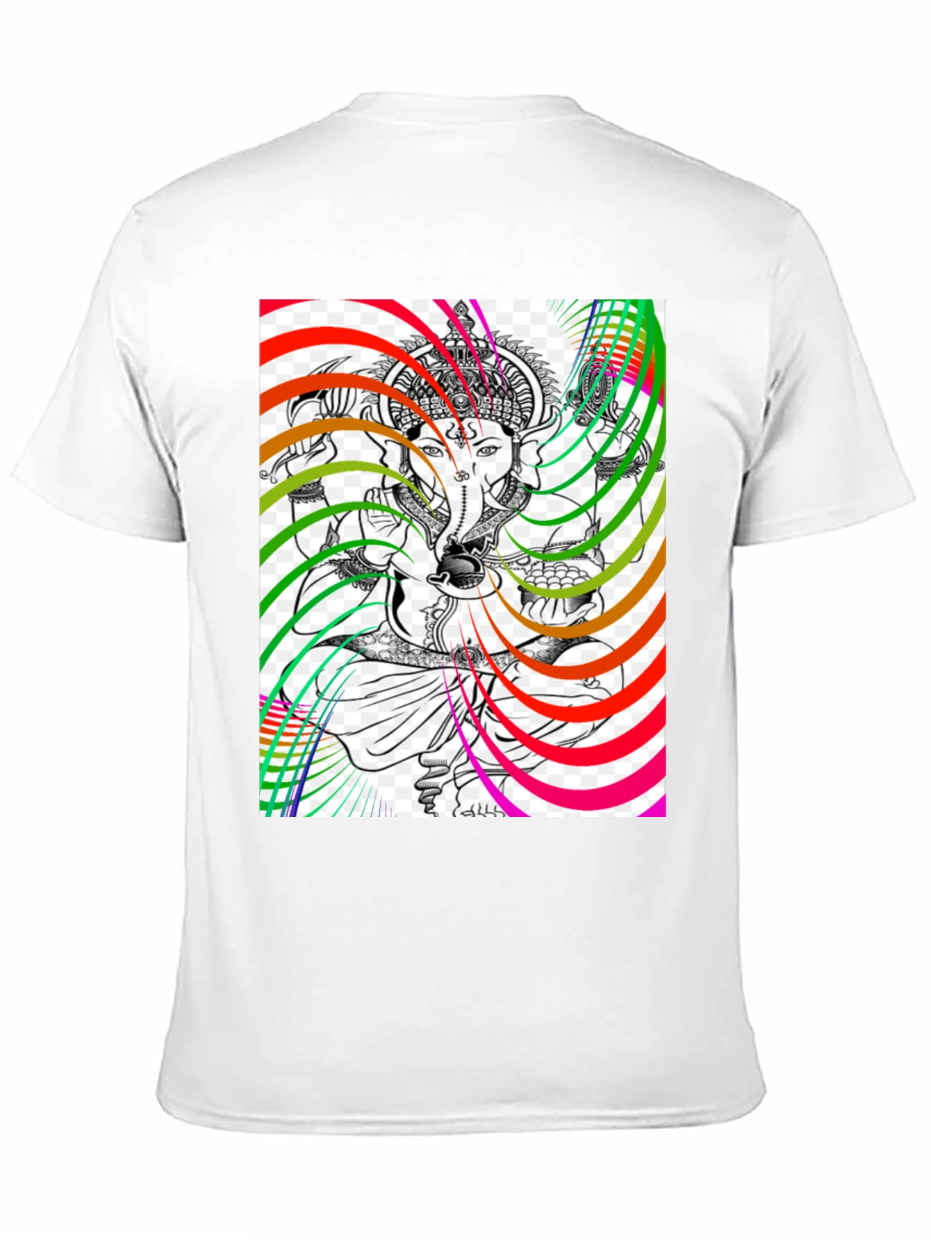Ganesha Psychedelic Art Graphic T-Shirt
