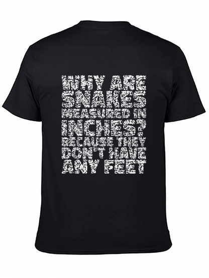 Snakes Inches Pun T-Shirt - Funny Joke Tee
