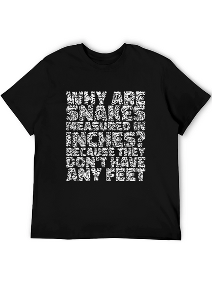 Snakes Inches Pun T-Shirt - Funny Joke Tee