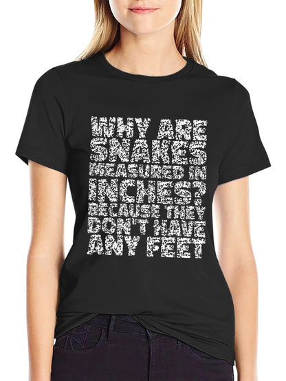 Snakes Inches Pun T-Shirt - Funny Joke Tee