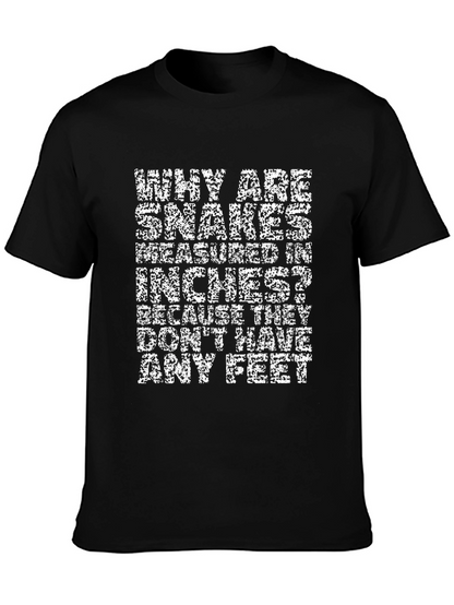 Snakes Inches Pun T-Shirt - Funny Joke Tee