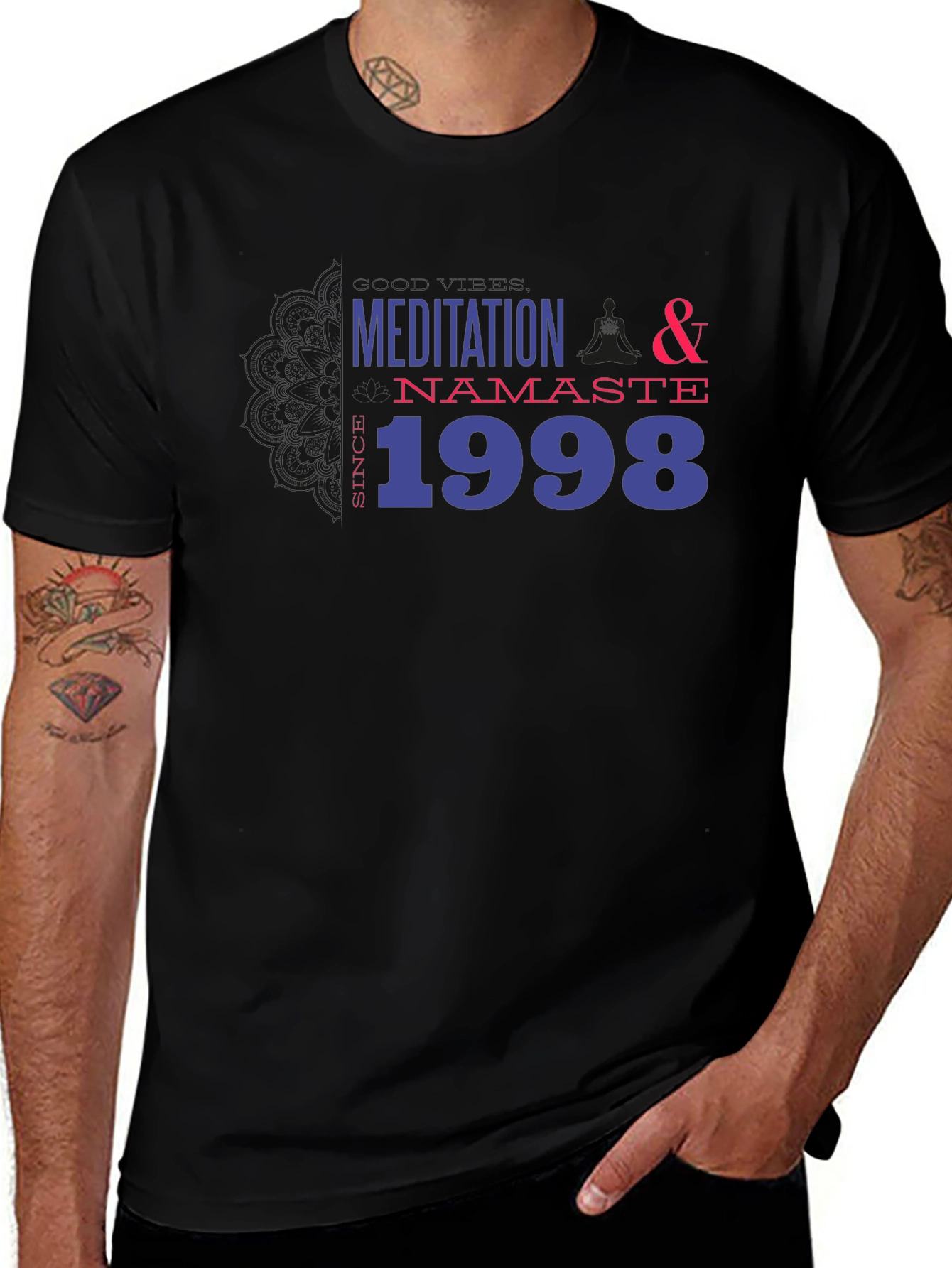 Meditation & Namaste T-Shirt - Since 1998