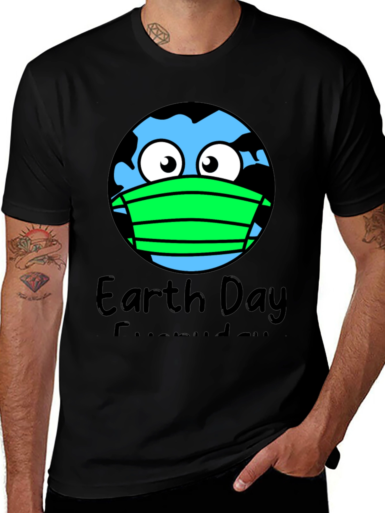 Earth Day Mask T-Shirt