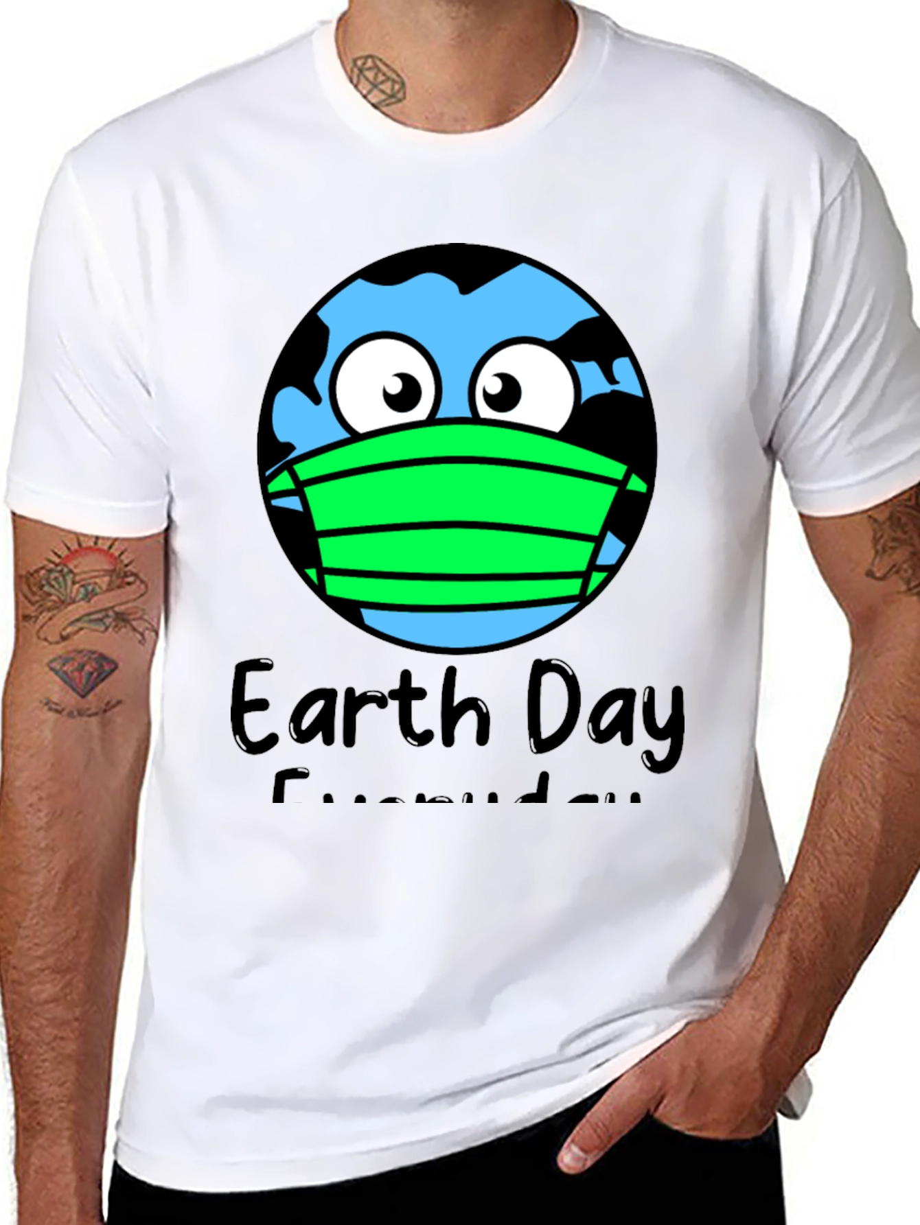 Earth Day Mask T-Shirt