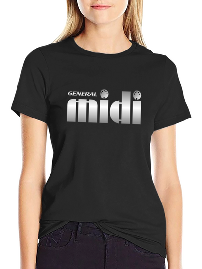 General MIDI T-Shirt - Classic Synth Music Tee