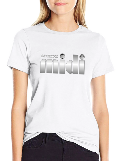 General MIDI T-Shirt - Classic Synth Music Tee