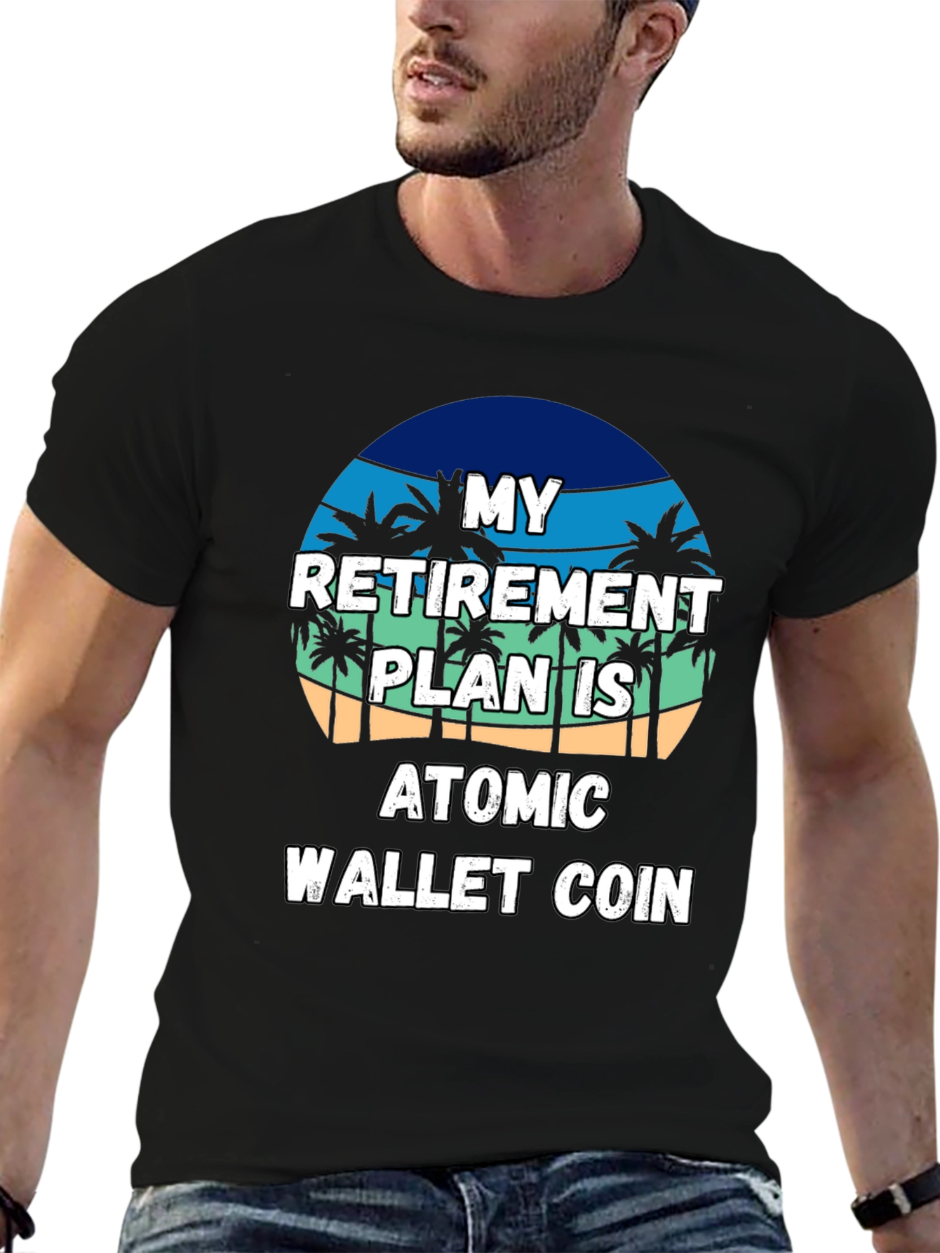 Retirement Plan Atomic Wallet Coin T-Shirt