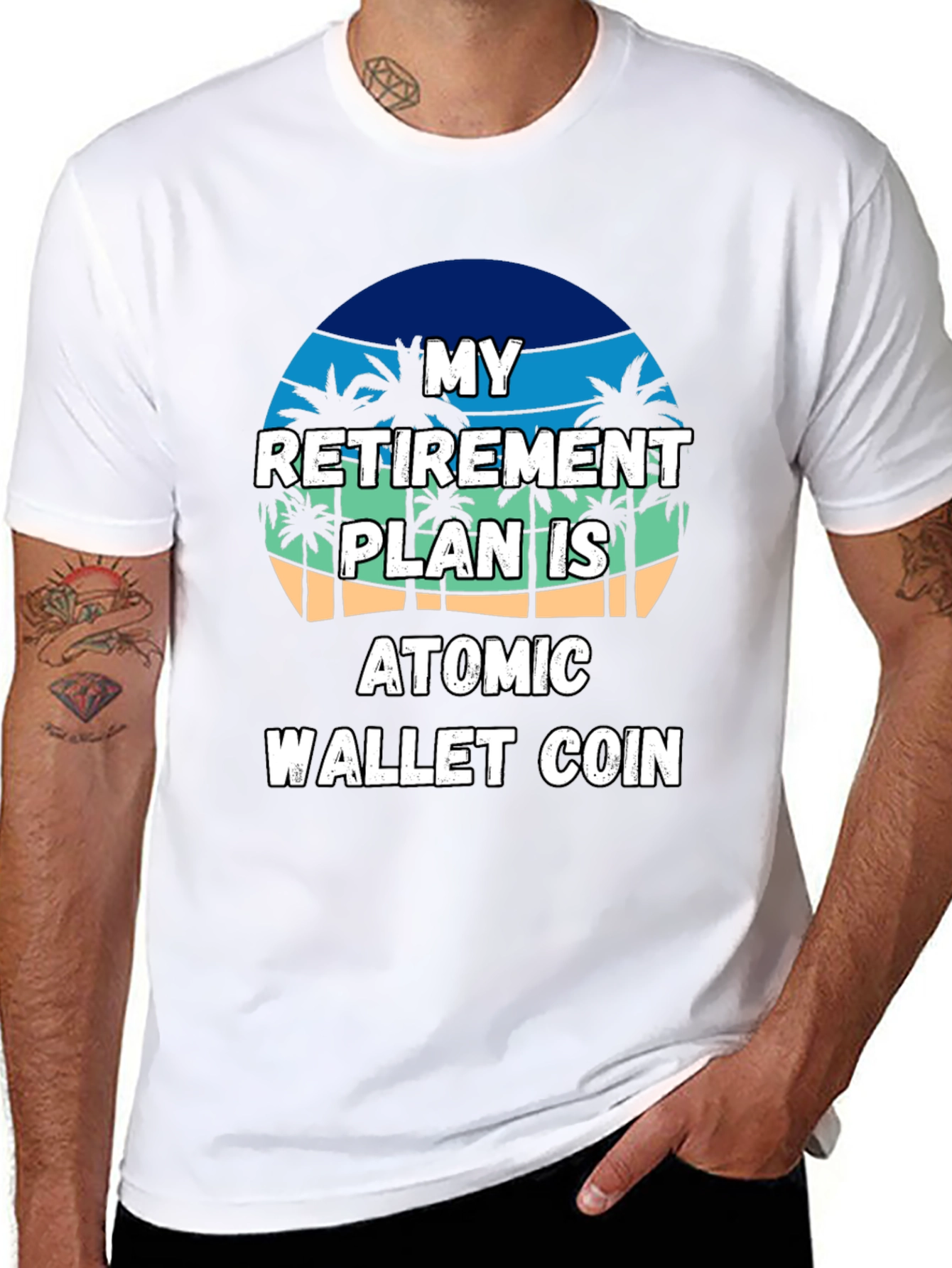 Retirement Plan Atomic Wallet Coin T-Shirt