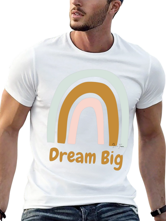 Dream Big Rainbow Graphic Tee - Unisex