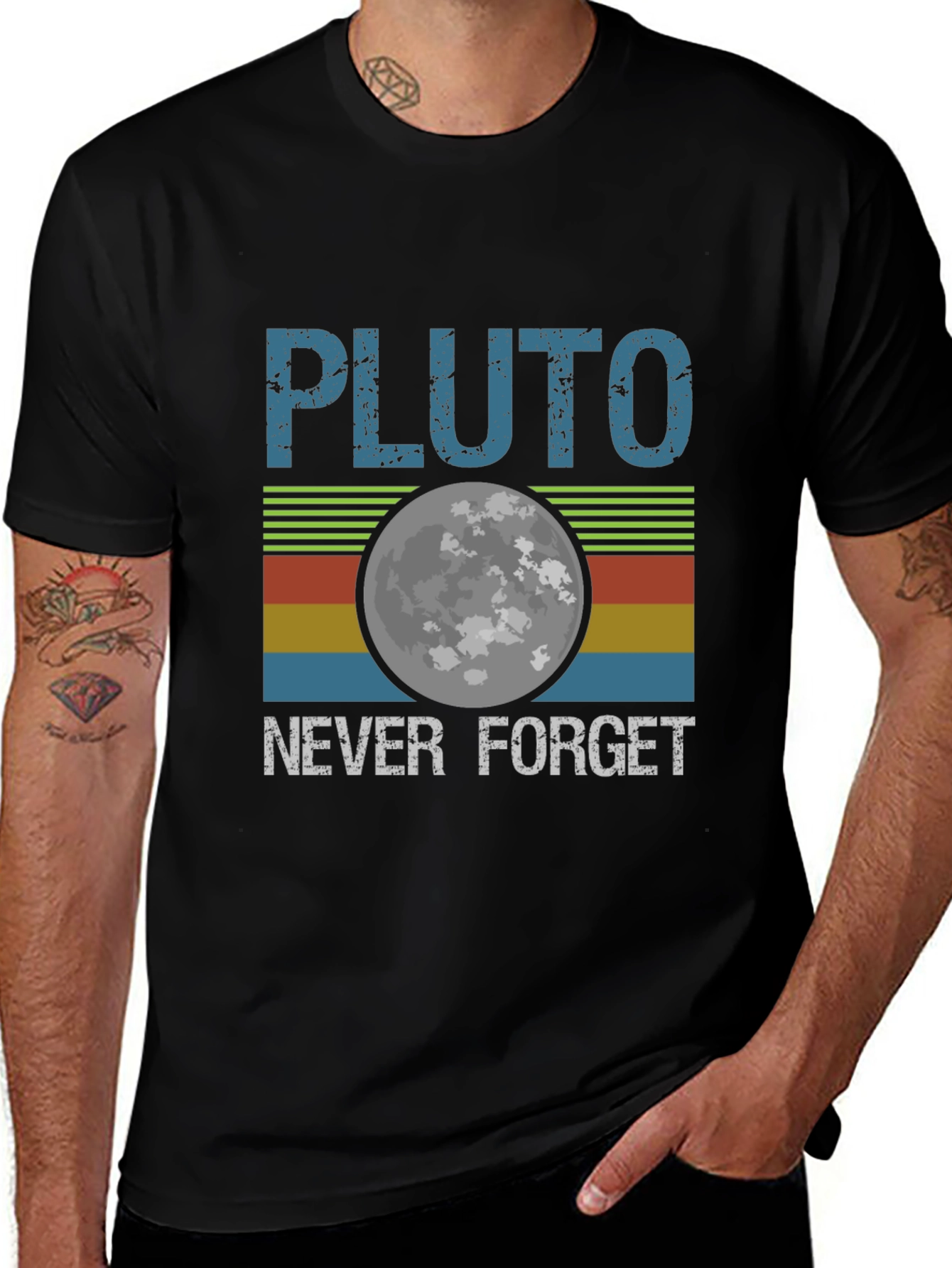 Pluto Never Forget Graphic T-Shirt