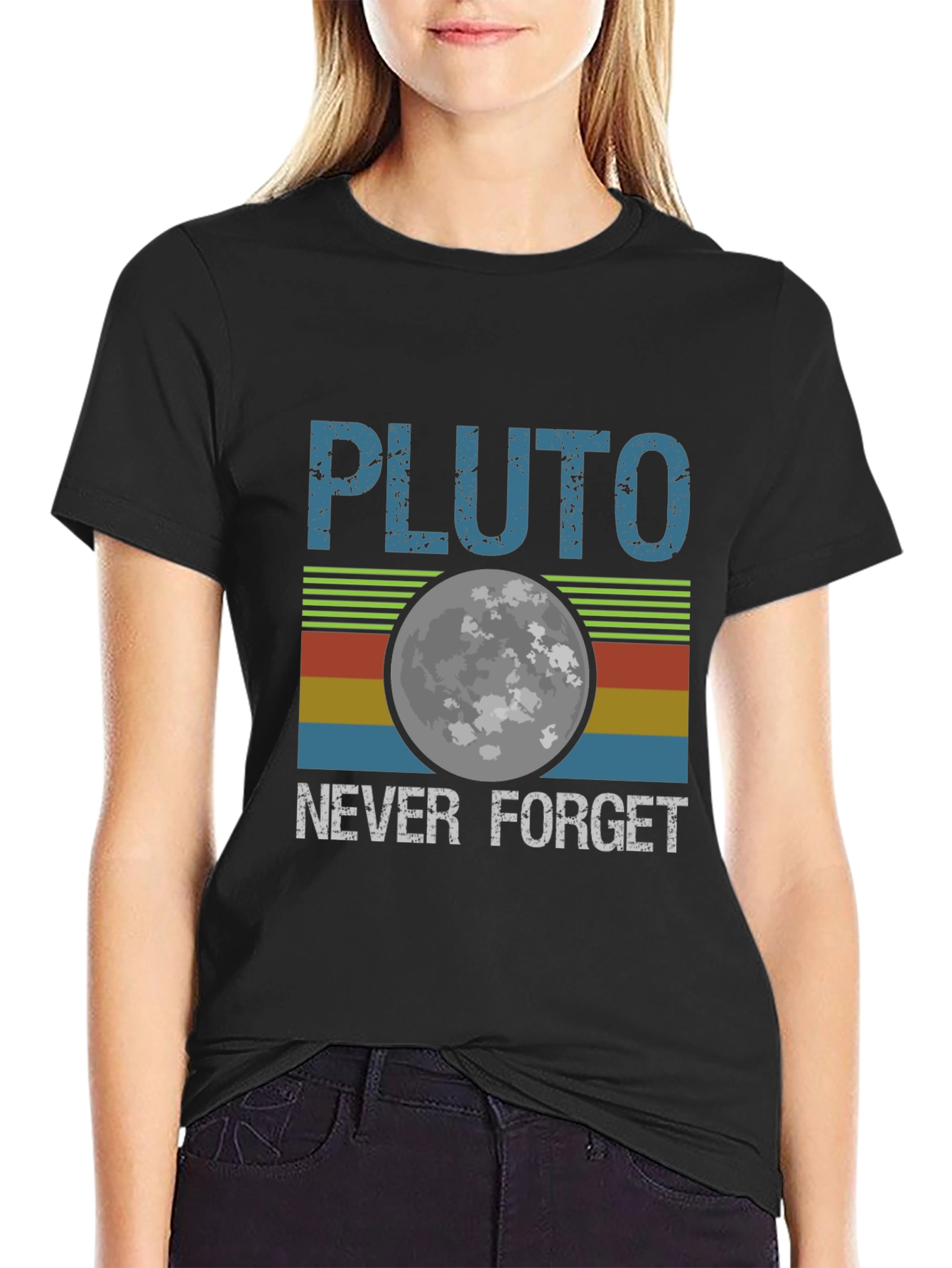 Pluto Never Forget Graphic T-Shirt