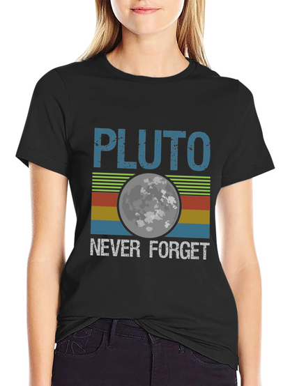 Pluto Never Forget Graphic T-Shirt