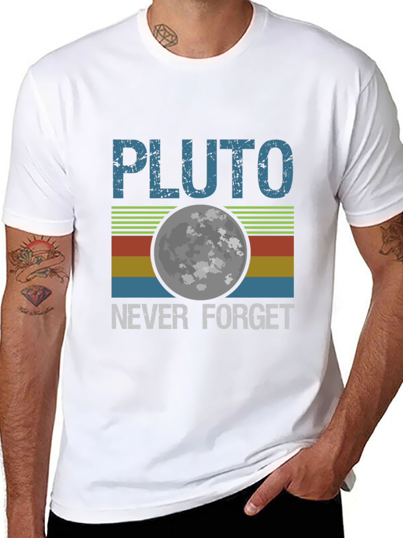 Pluto Never Forget Graphic T-Shirt