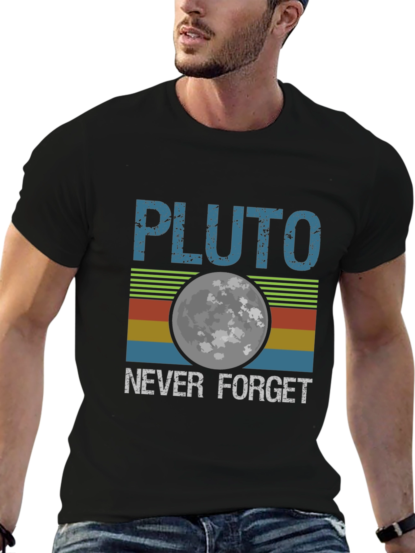 Pluto Never Forget Graphic T-Shirt