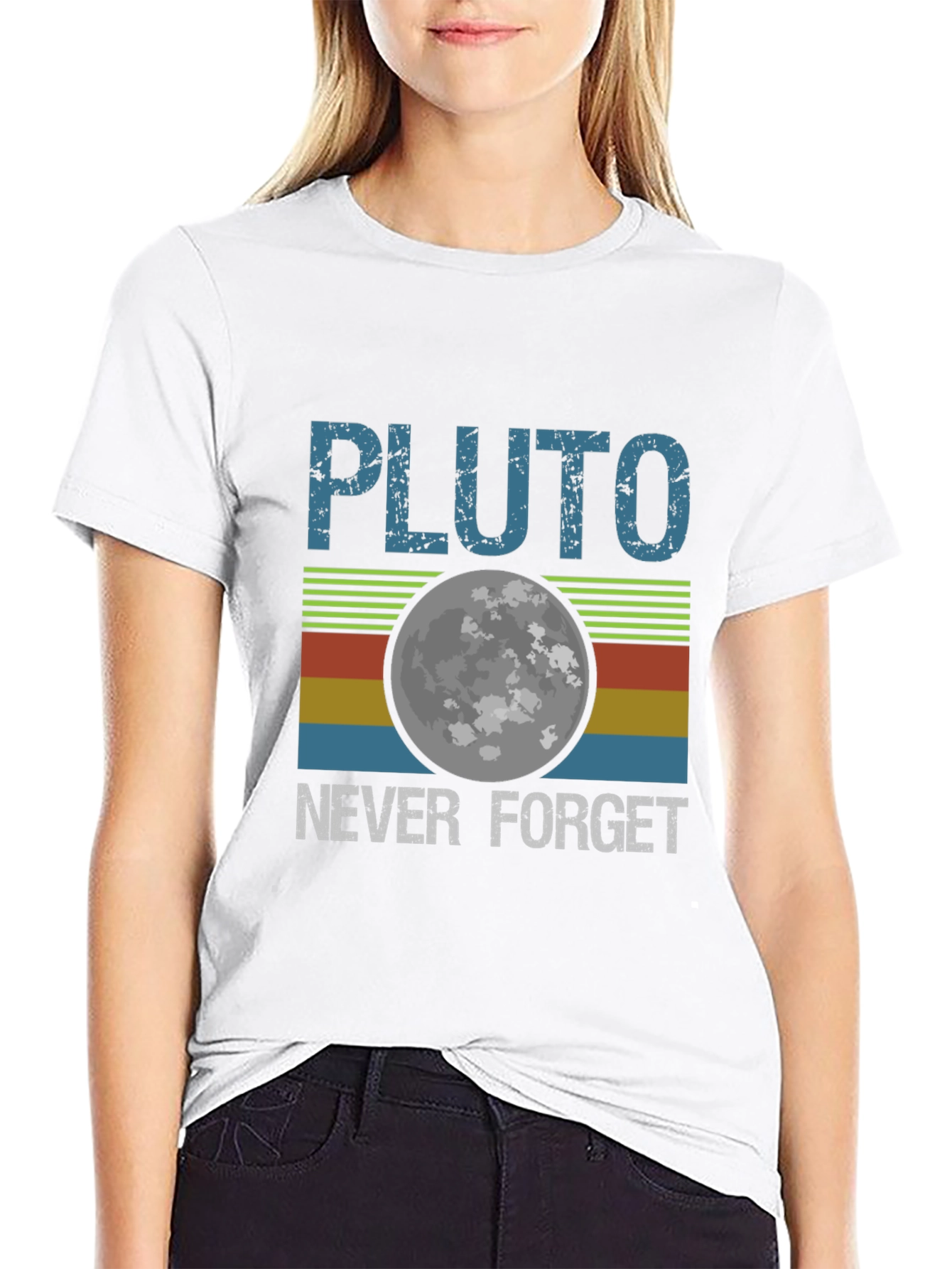 Pluto Never Forget Graphic T-Shirt