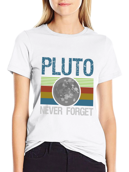 Pluto Never Forget Graphic T-Shirt