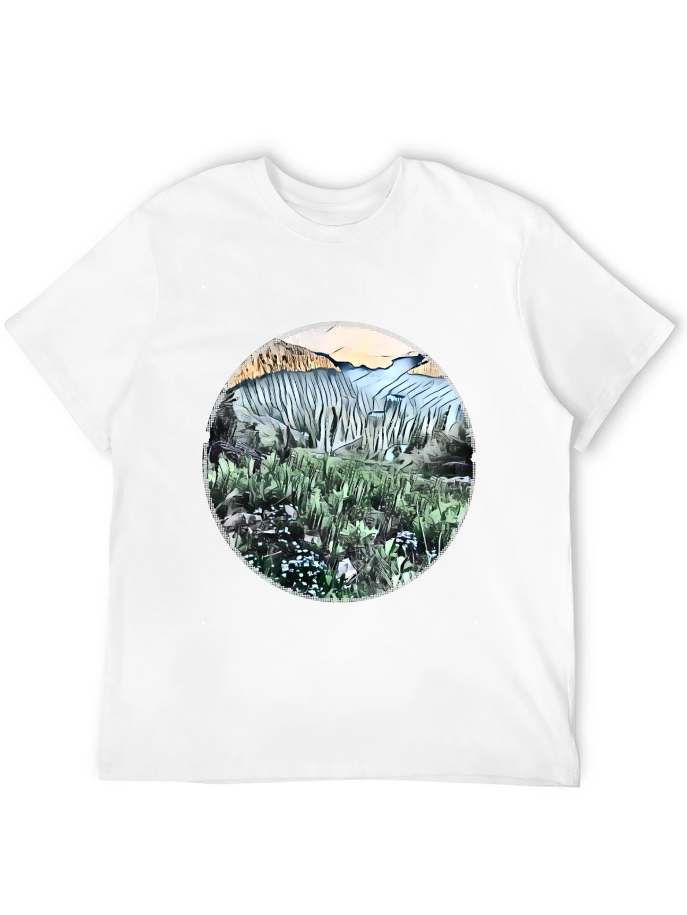 Nature Scene Graphic T-Shirt