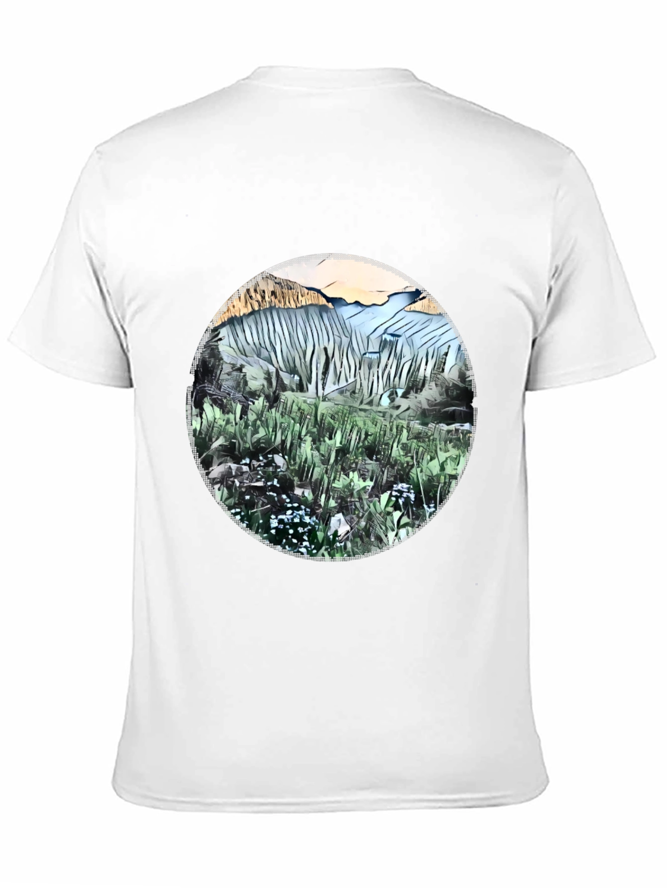 Nature Scene Graphic T-Shirt