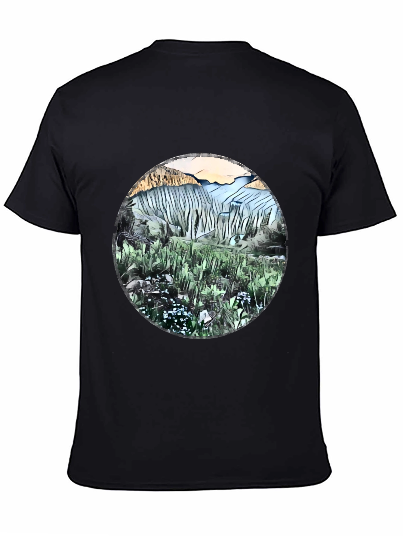 Nature Scene Graphic T-Shirt