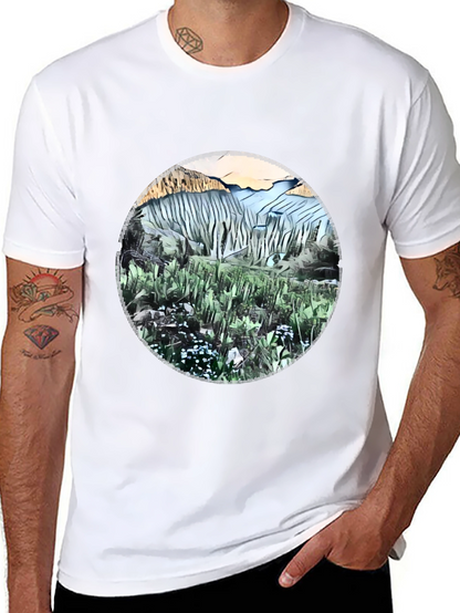 Nature Scene Graphic T-Shirt