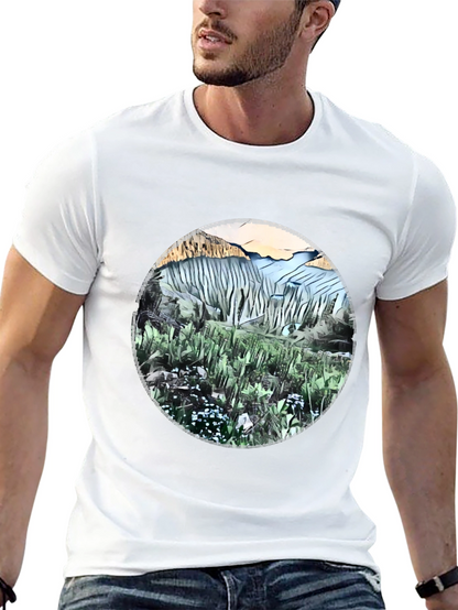 Nature Scene Graphic T-Shirt