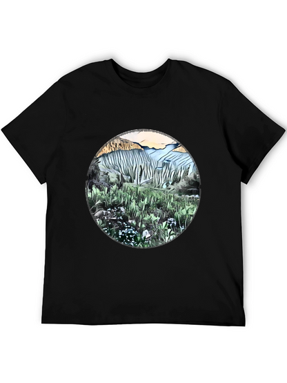 Nature Scene Graphic T-Shirt