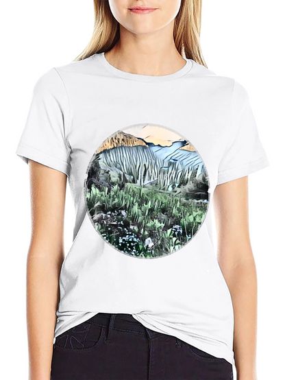 Nature Scene Graphic T-Shirt