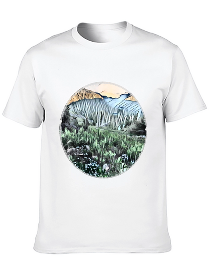 Nature Scene Graphic T-Shirt