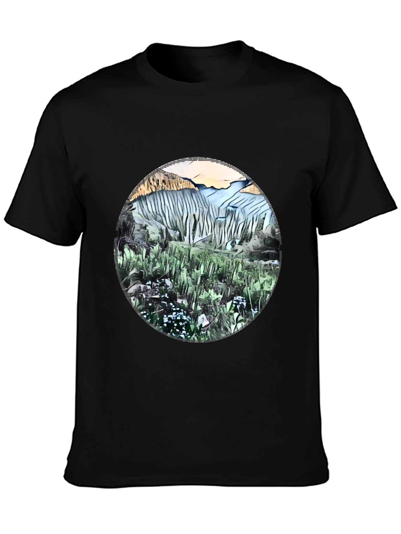 Nature Scene Graphic T-Shirt