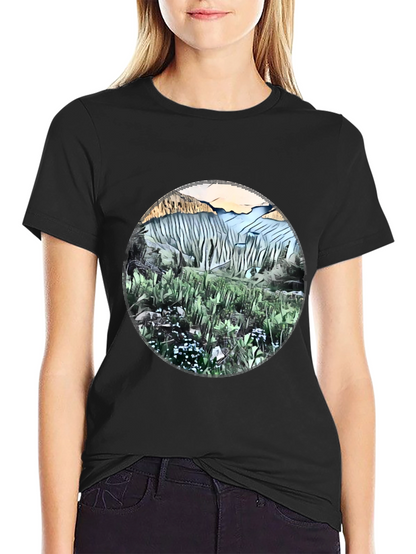 Nature Scene Graphic T-Shirt