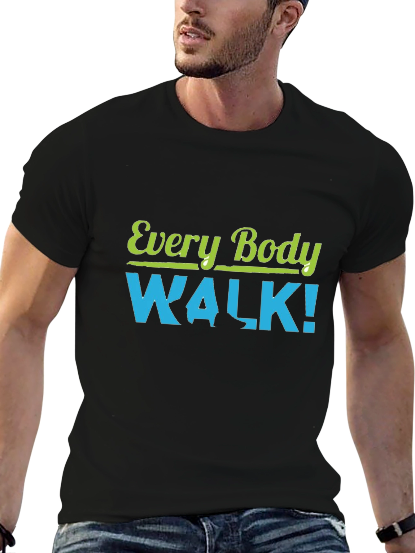 Every Body Walk! Black T-Shirt