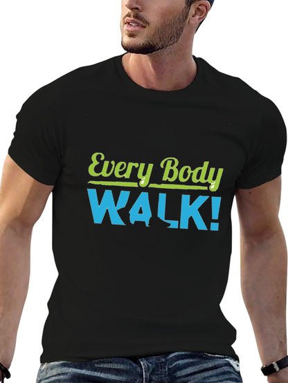 Every Body Walk! Black T-Shirt