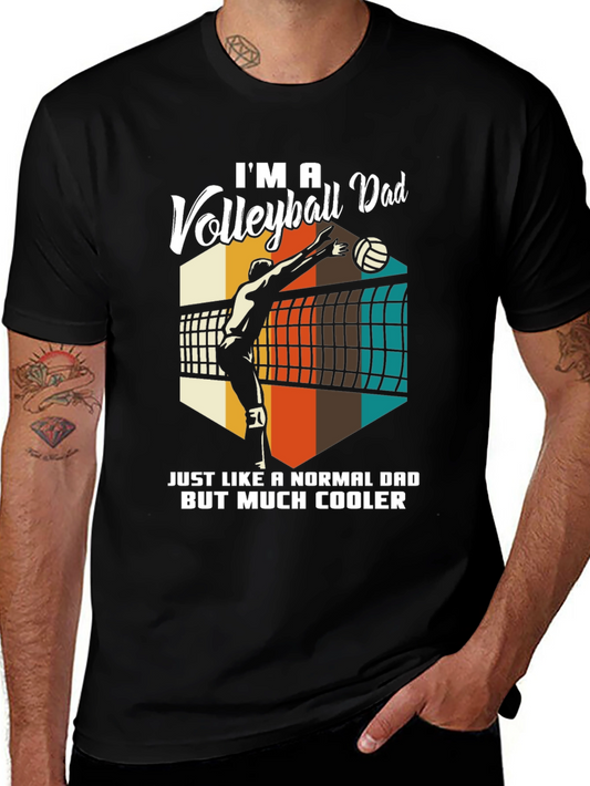 Volleyball Dad T-Shirt - Cool Dad Edition