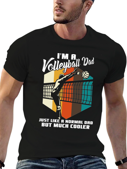 Volleyball Dad T-Shirt - Cool Dad Edition