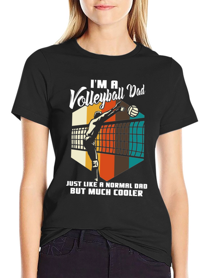 Volleyball Dad T-Shirt - Cool Dad Edition