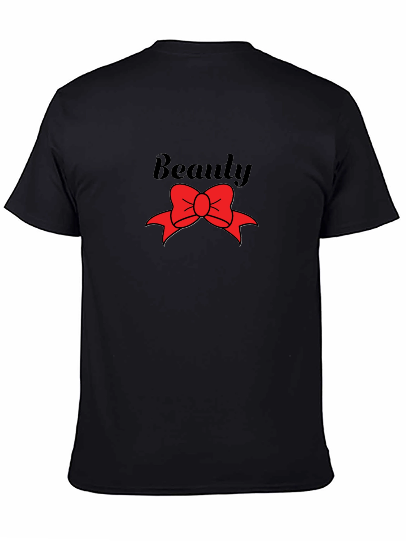 Beauty Red Bow Graphic T-Shirt