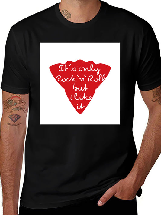 Rock n Roll Graphic Tee - Black Unisex T-Shirt