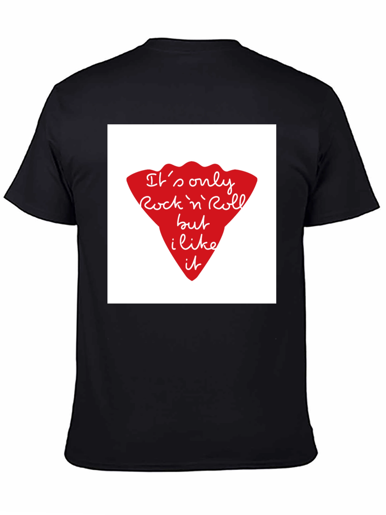 Rock n Roll Graphic Tee - Black Unisex T-Shirt