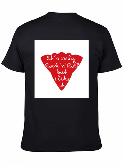 Rock n Roll Graphic Tee - Black Unisex T-Shirt