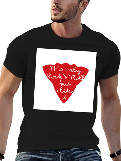 Rock n Roll Graphic Tee - Black Unisex T-Shirt