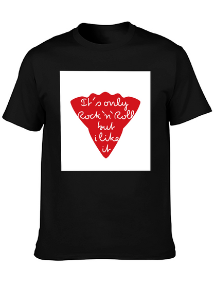Rock n Roll Graphic Tee - Black Unisex T-Shirt